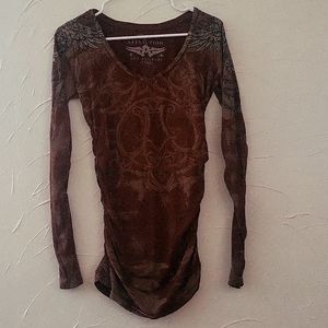 Affliction women tops